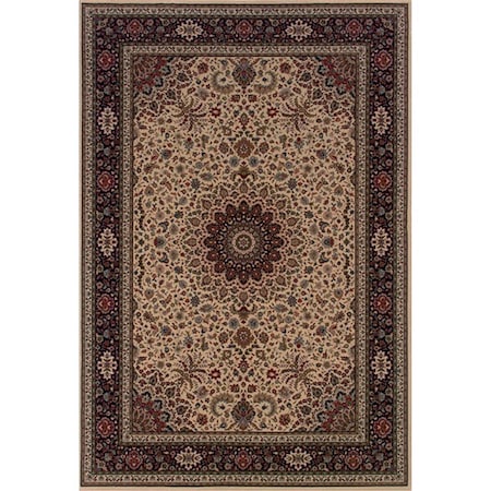 Sphinx By Oriental Weavers Area Rugs, Ariana 095I8 2X9 Runner - Ivory/ Black-Polypropylene A095I8080285ST